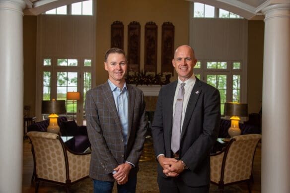 Charles W. Price and Dr. Kevin Brown