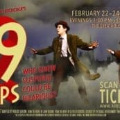 39 Steps Theatre Production poster