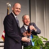Dr. Kevin Brown and J.C. Huizenga