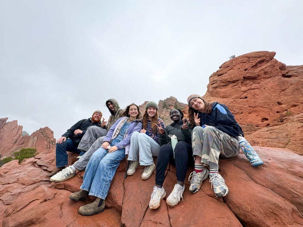 Group of Asbury students at the Set Apart retreat in Colorado.