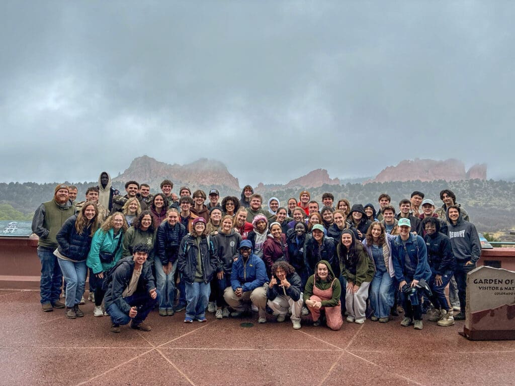 Group of Asbury students at the Set Apart retreat in Colorado.