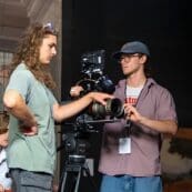 Asbury students work on feature film set