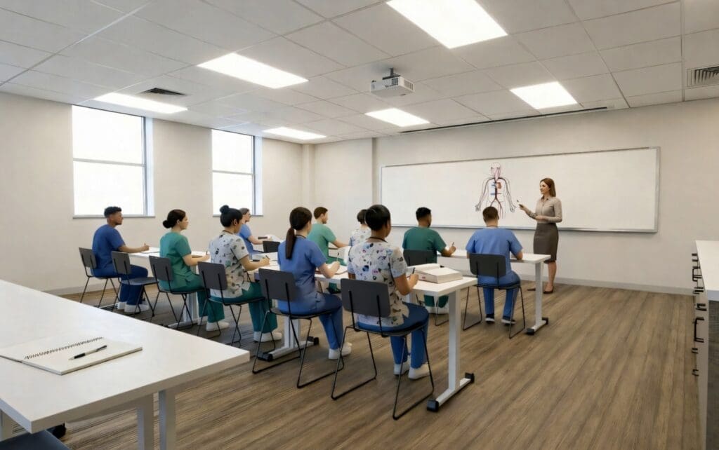 Asbury Nursing Hamann Ray Classroom
