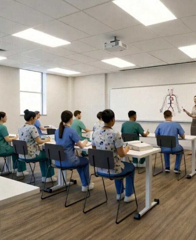 Asbury Nursing Hamann Ray Classroom