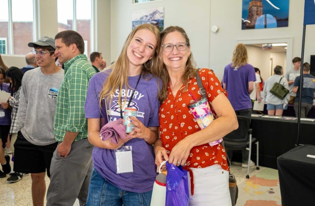 Asbury Mom and Daughter at Eagle Days