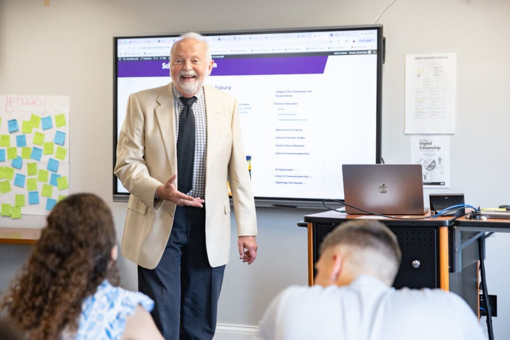 Asbury School of Education Professor Dr. Tim Crook