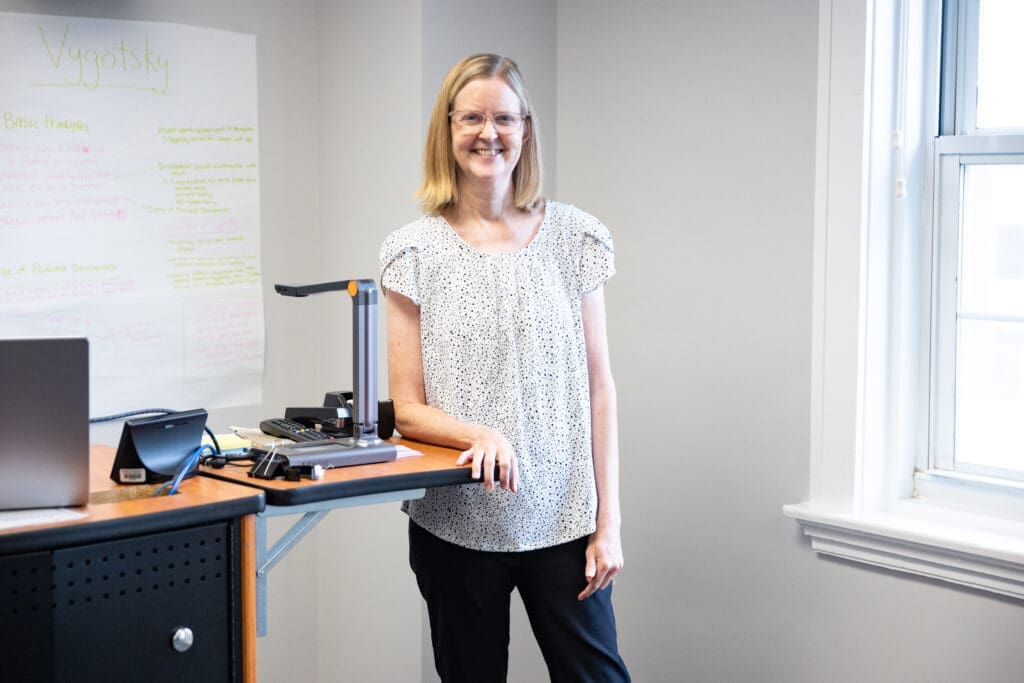 Dr. Allie Rhodes in Asbury University's School of Education