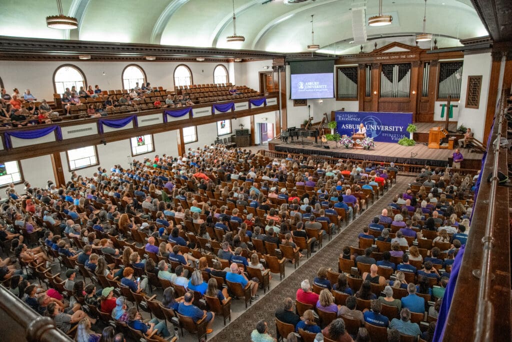 President's Welcome during Welcome Weekend at Asbury
