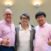 Asbury DSB Professor Rob Lim with colleagues
