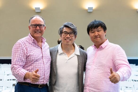 Asbury DSB Professor Rob Lim with colleagues