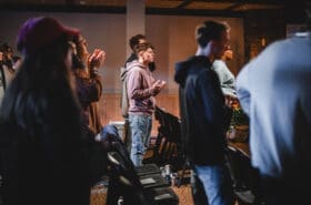 Asbury student Micah Krebs at Set Apart Retreat