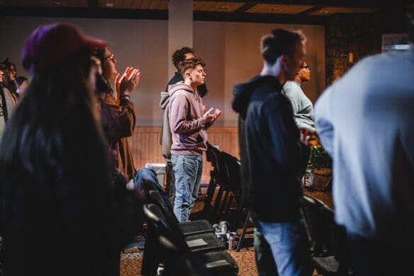 Asbury student Micah Krebs at Set Apart Retreat