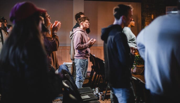 Asbury student Micah Krebs at Set Apart Retreat