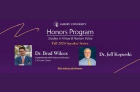 Asbury University Honors Speakers Fall 2026