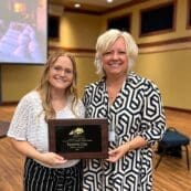 Asbury Communication Professor Dr. Kim Okesson and graduate student Victoria Cox
