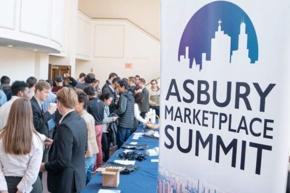 Registration desk at the Asbury Marketplace Summit