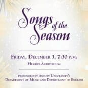 Songs of the Season concert poster