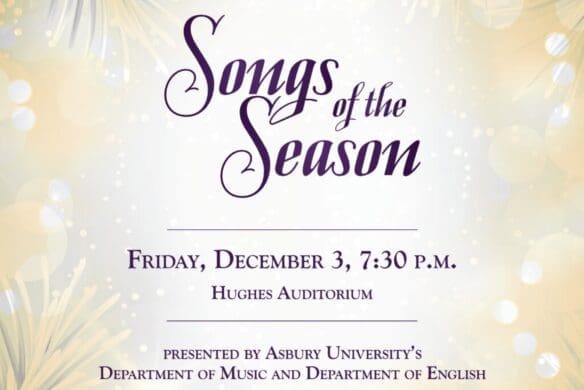 Songs of the Season concert poster