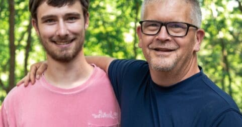 Ewing Wiley ’24 and Dr. Marvin Ruffner