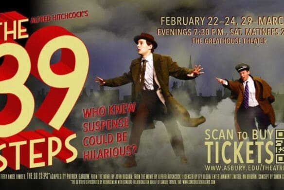 39 Steps Theatre Production poster