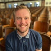 Asbury University Worship Arts Coordinator Caleb Simmons.