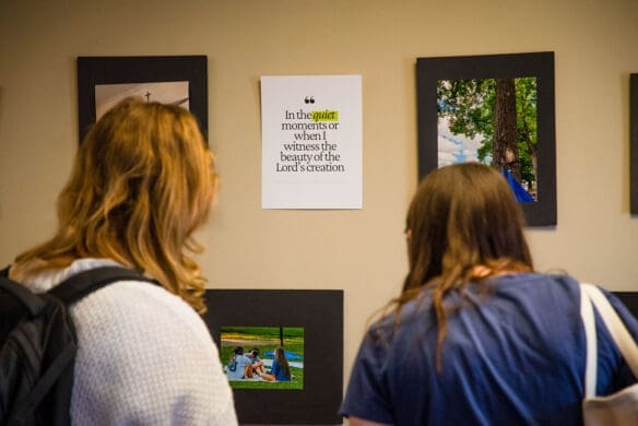 Dr. Lisa Weaver-Swartz’s Sociology of Religion students exploring the variety of spiritual experiences among their GenZ peers.