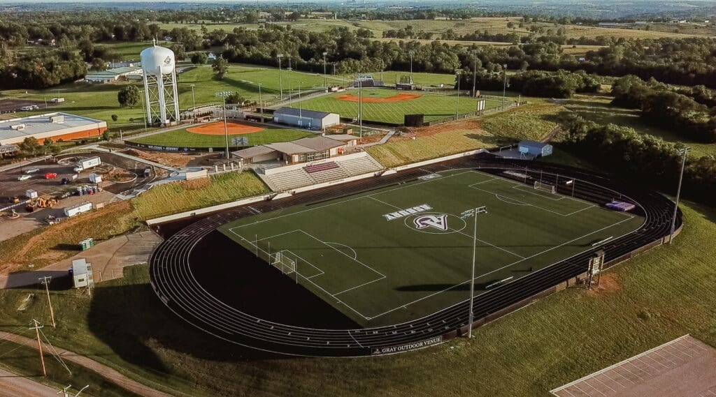 Asbury University Outdoor Venue image of the athletic field.