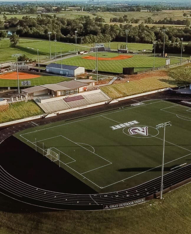 Asbury University Outdoor Venue image of the athletic field.