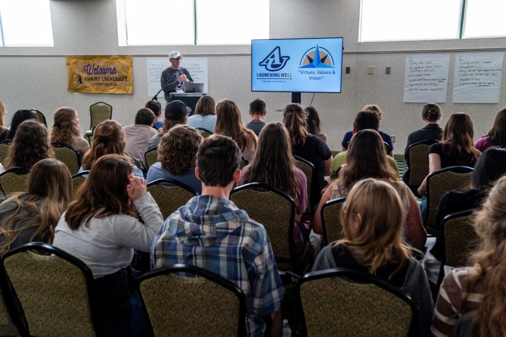 Asbury's Launching Well for Asbury Alumni group class setting.