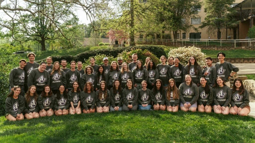Asbury's Launching Well for Asbury Alumni group photo.