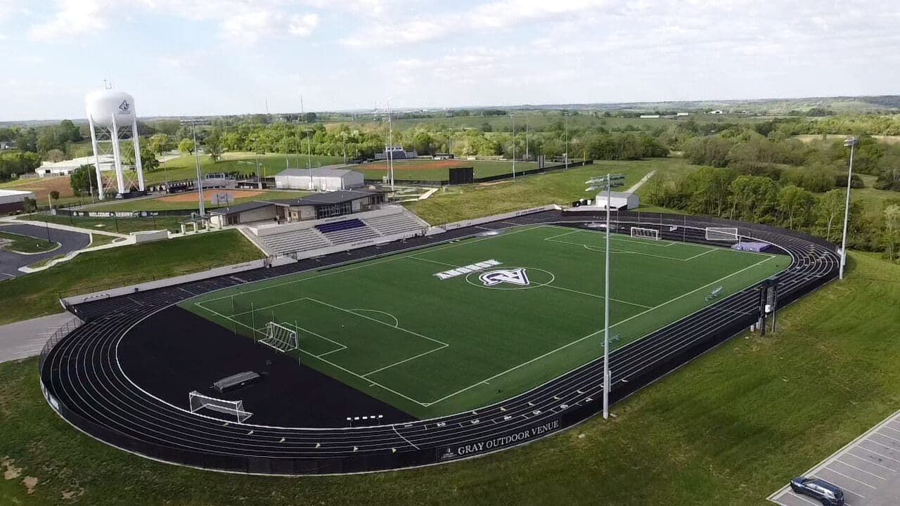 Asbury Gray Outdoor Venue 2026 Drone Shot