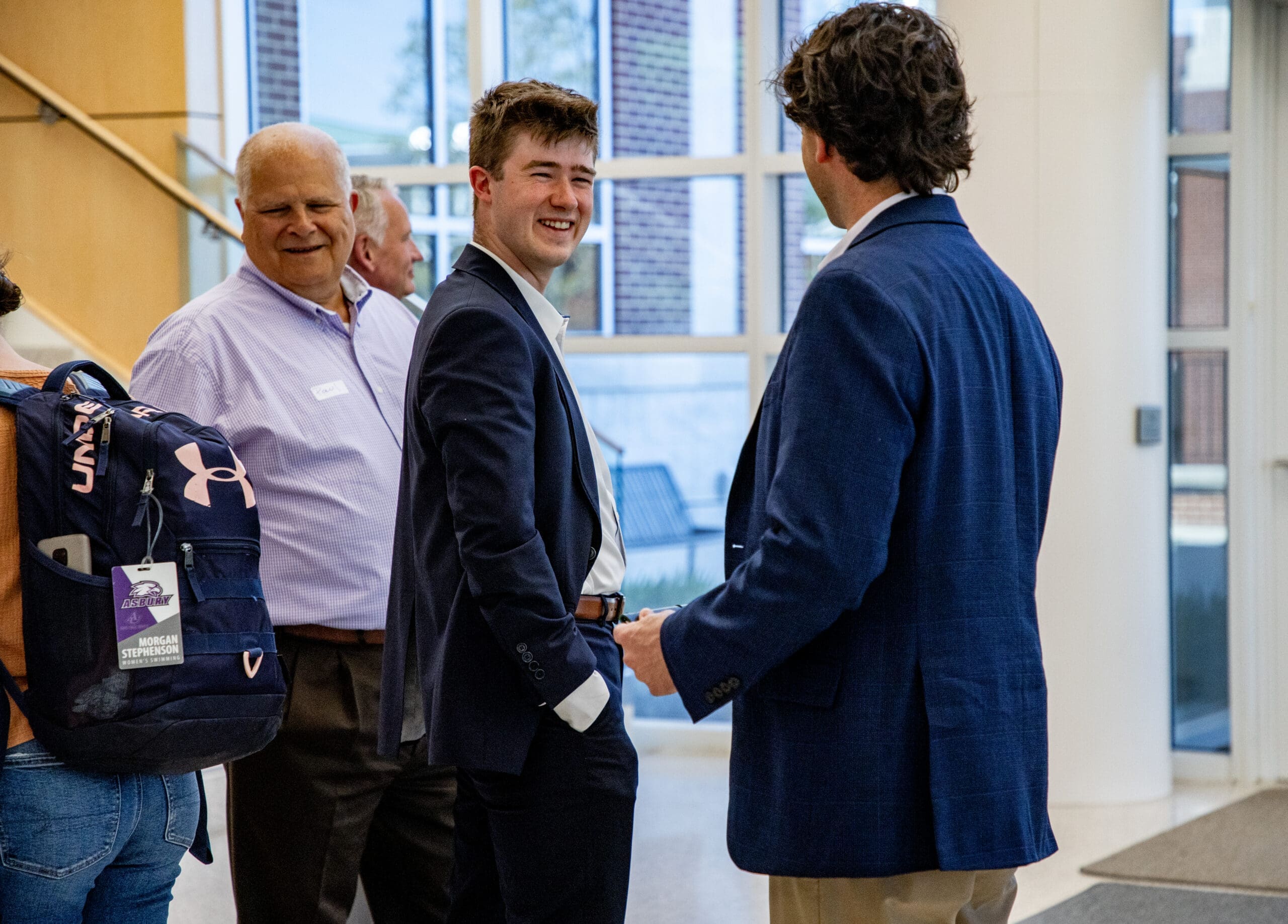 Asbury Business students attend the Mentorship Reception.