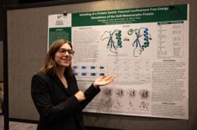 Asbury student presents research at SEARCH Symposium.